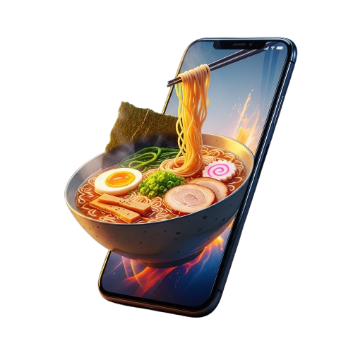 Food delivery app interface